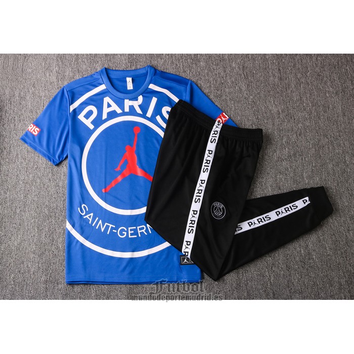 Chandal del Paris Saint-Germain Jordan Manga Corta 2020-2021 Azul